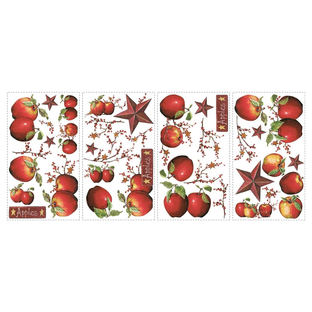 RoomMates Country Apples Peel & Stick Wall Decals